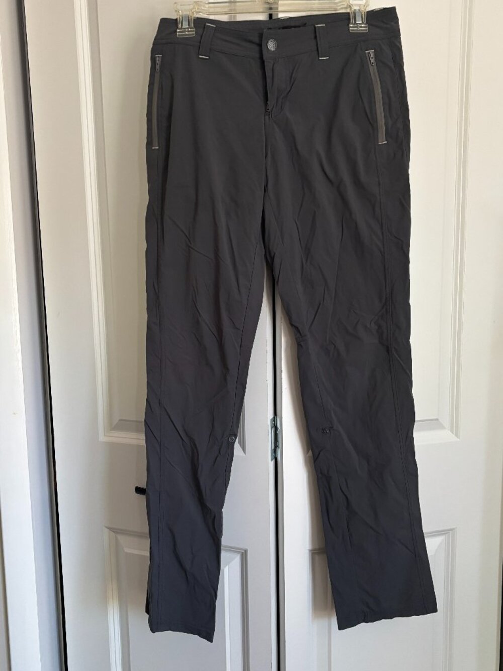 Prana Aria pants - 2 regular inseam zip pockets - hiking pants